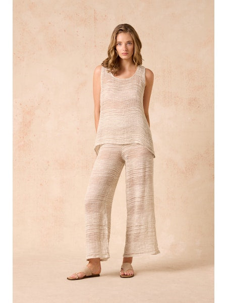 Woman Wearing Estilo Emporio Mini Emilio Top - Tosca - Top LUXAMORE