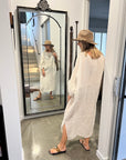 Estilo Emporio Nebbilio Linen Dress - Lyla - LUXAMORE -Dress-Estilo Emporio's Nebbilio Linen Dress, a bestselling Italian-made 100% Positano linen dress. Shop Estilo Emporio dresses from Luxamore a stockist since 2016.