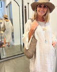 Estilo Emporio Nebbilio Linen Dress - Lyla LUXAMORE  