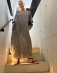 Estilo Emporio Neve Linen Dress - Battista Blue Notte - LUXAMORE -Dress-Estilo Emporio Neve Linen Dress – Handcrafted in Positano from 100% Italian linen, this breezy maxi dress exudes effortless elegance and lightweight comfort.