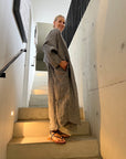 Estilo Emporio Neve Linen Dress - Battista Blue Notte - LUXAMORE -Dress-Estilo Emporio Neve Linen Dress – Handcrafted in Positano from 100% Italian linen, this breezy maxi dress exudes effortless elegance and lightweight comfort.