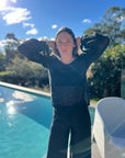 Estilo Emporio Stevie Top - Black - LUXAMORE -Tops-Discover effortless Italian with the Estilo Emporio Stevie Top in black. Made in Italy from 100% linen, this versatile piece brings style to any wardrobe.