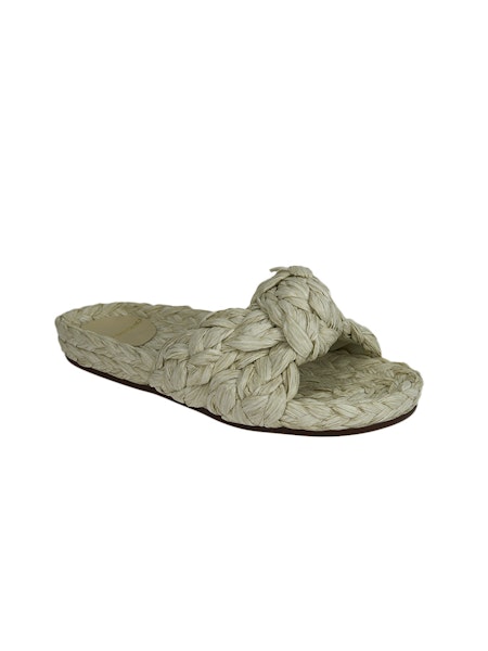Estilo Emporio Tango Rafia Slide - Snow - LUXAMORE -Shoes-Estilo Emporio Tango Rafia Slide Elevate your Summer footwear game with the Tango Raffia Slides, crafted in Spain. Shop Estilo Emporio Slides at Luxamore.