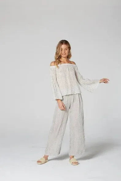 Estilo Emporio Twiggy Off The Shoulder Top LUXAMORE  