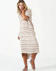Estilo Emporio Zaza Linen Dress - Marrakesh LUXAMORE  