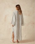 Estilo Emporio Zorba Maxi Linen Dress LUXAMORE  