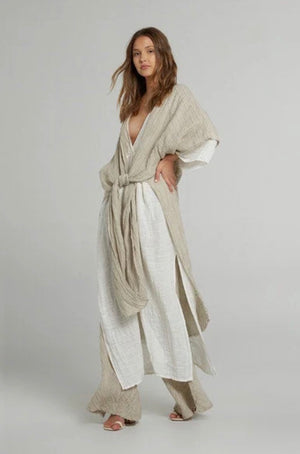 Estilo Emporio Tie Kimono and Grand Scarf Set