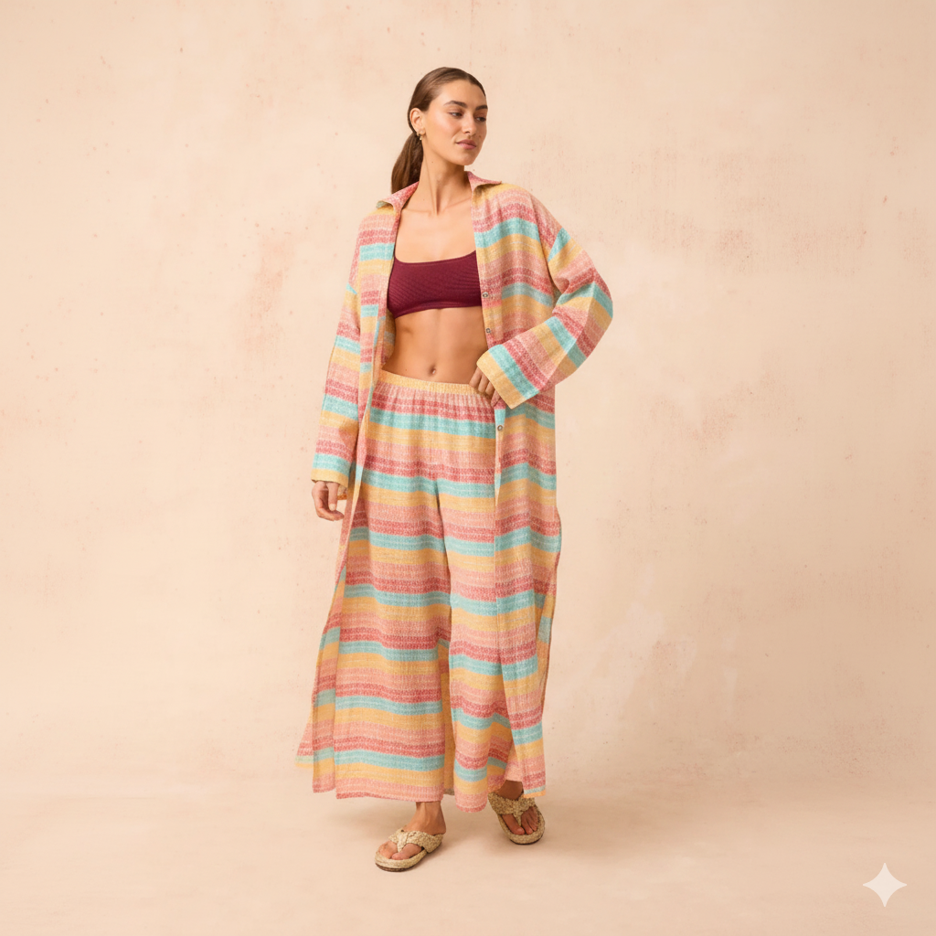 women wearing Exclusive Estilo Emporio Tusso Shirt Dress Top LUXAMORE 