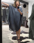 La Bottega di Brunella Linen Dress VESTITO FAUSTA - Campagna Luxor LUXAMORE  