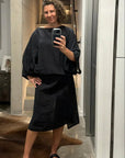 La Bottega di Brunella Linen Dress VESTITO MOSE' - Battista LUXAMORE  