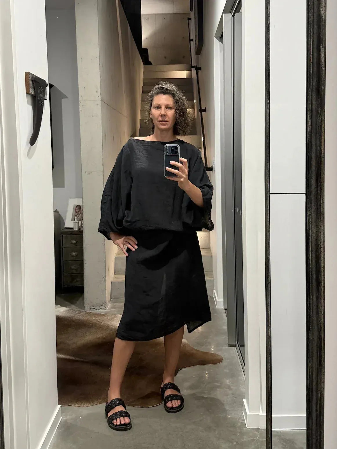 La Bottega di Brunella Linen Dress VESTITO MOSE' - Battista LUXAMORE  