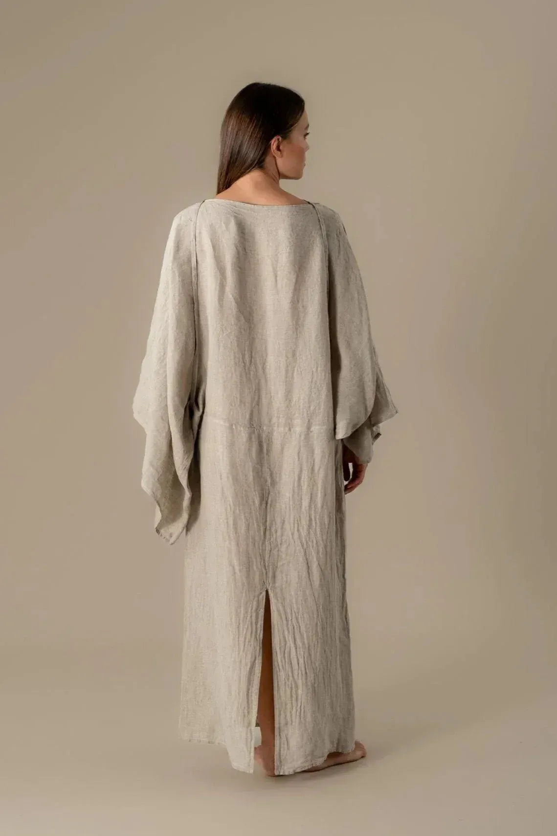 La Bottega di Brunella Linen Dress VESTITO MOSE' - Battista LUXAMORE  