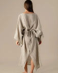 La Bottega di Brunella Linen Dress VESTITO MOSE' - Battista LUXAMORE  