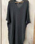La Bottega di Brunella Linen Dress Vestito Fausta Campagna - Lava - LUXAMORE -Dress-