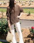 La Bottega di Brunella Top Maglia Bonta - Campagna Chocolate Reduced impact LUXAMORE