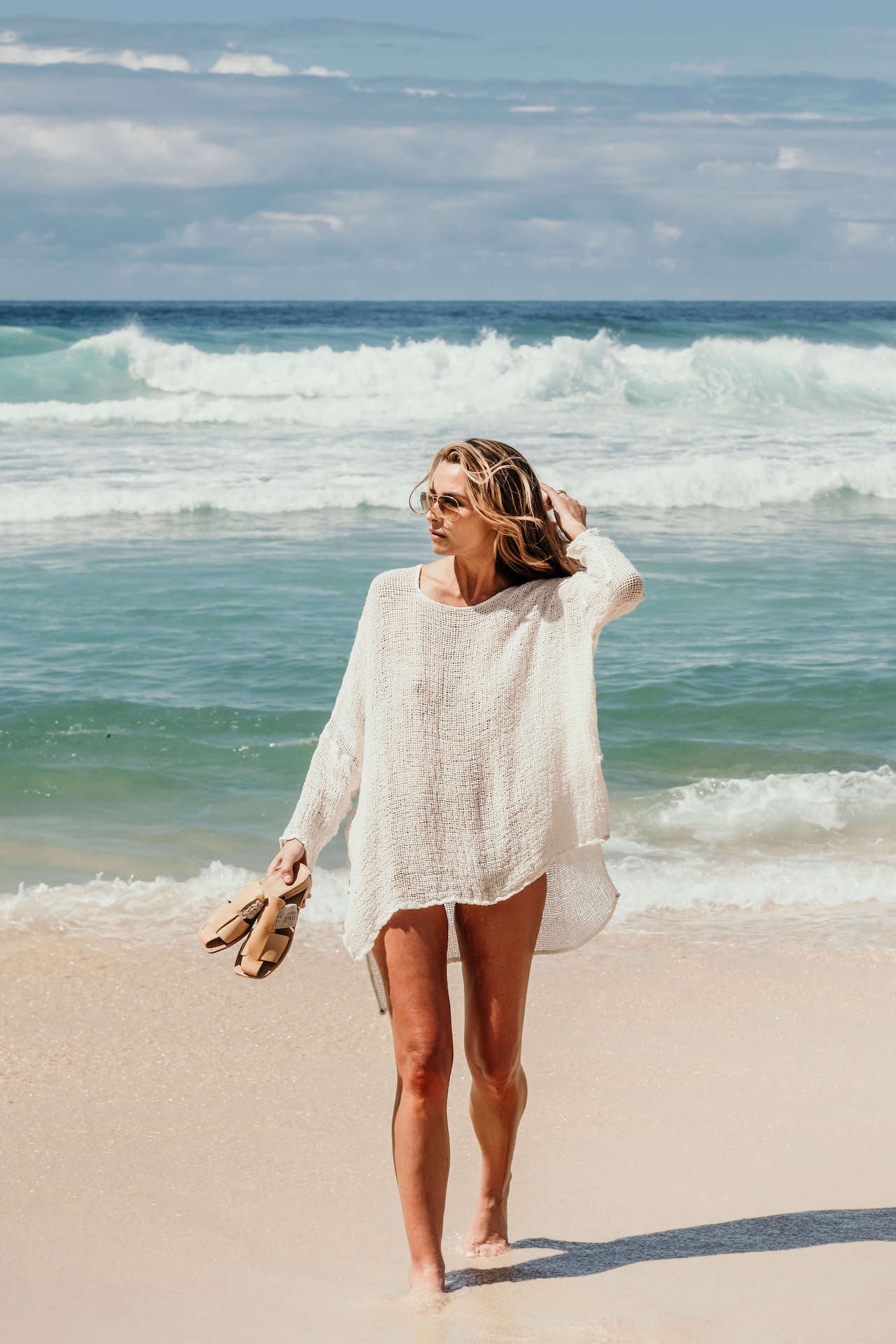 La Bottega di Brunella Top Maglia Bonta - Campagna Latte - LUXAMORE -Tops-La Bottega di Brunella Maglia Bontà – latte handcrafted linen tops made in Italy. Ethically woven with natural fibers. Explore La Bottega di Brunella’s linen tops.