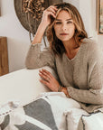 La Bottega di Brunella Top Maglia Bonta - Campagna Naturale - LUXAMORE -Tops-La Bottega di Brunella Maglia Bontà – handcrafted linen tops made in Italy. Ethically woven with natural fibers. Explore La Bottega di Brunella’s linen tops today.