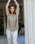 La Bottega di Brunella Top Maglia Bonta - Campagna Naturale - LUXAMORE -Tops-La Bottega di Brunella Maglia Bontà – handcrafted linen tops made in Italy. Ethically woven with natural fibers. Explore La Bottega di Brunella’s linen tops today.