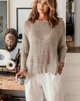 La Bottega di Brunella Top Maglia Bonta - Campagna Naturale - LUXAMORE -Tops-La Bottega di Brunella Maglia Bontà – handcrafted linen tops made in Italy. Ethically woven with natural fibers. Explore La Bottega di Brunella’s linen tops today.