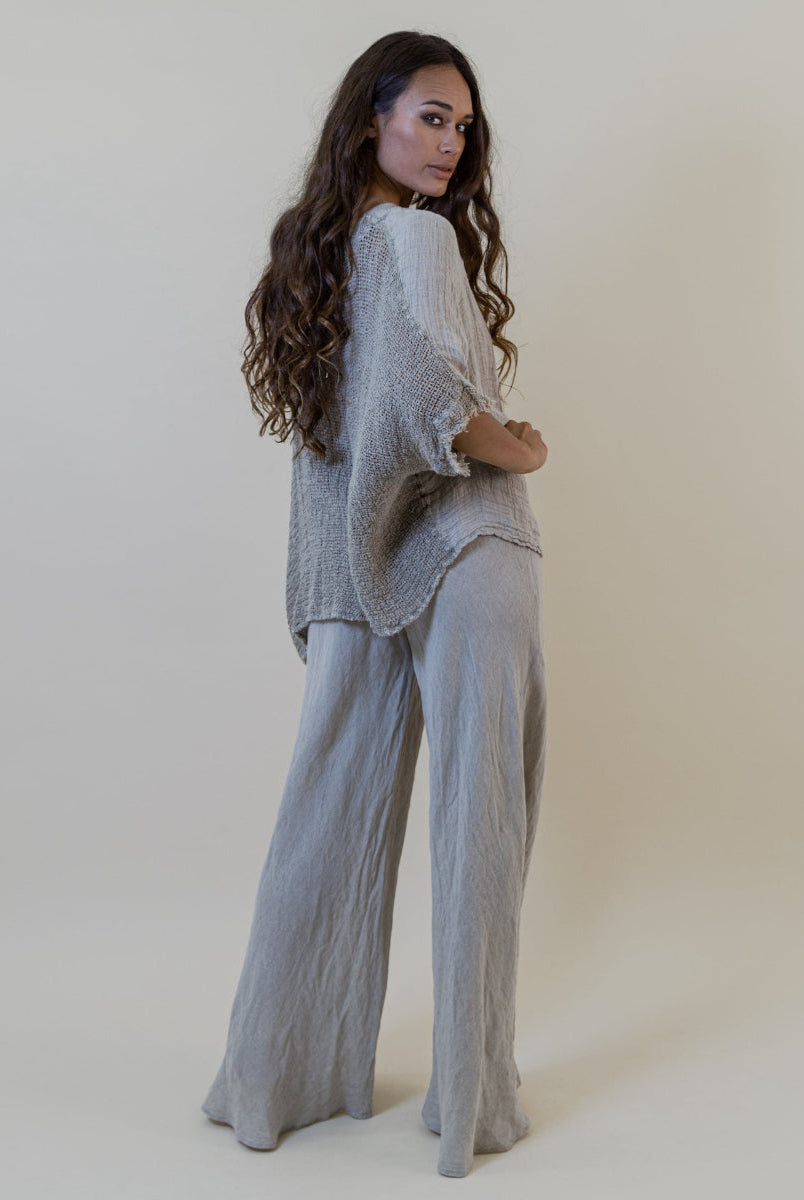 La Bottega di Brunella Top Maglia Corsara - Campagna Naturale - LUXAMORE -Tops-La Bottega di Brunella Maglia Corsara – handcrafted linen tops made in Italy. Ethically woven with natural fibers. Explore La Bottega di Brunella’s linen tops today.