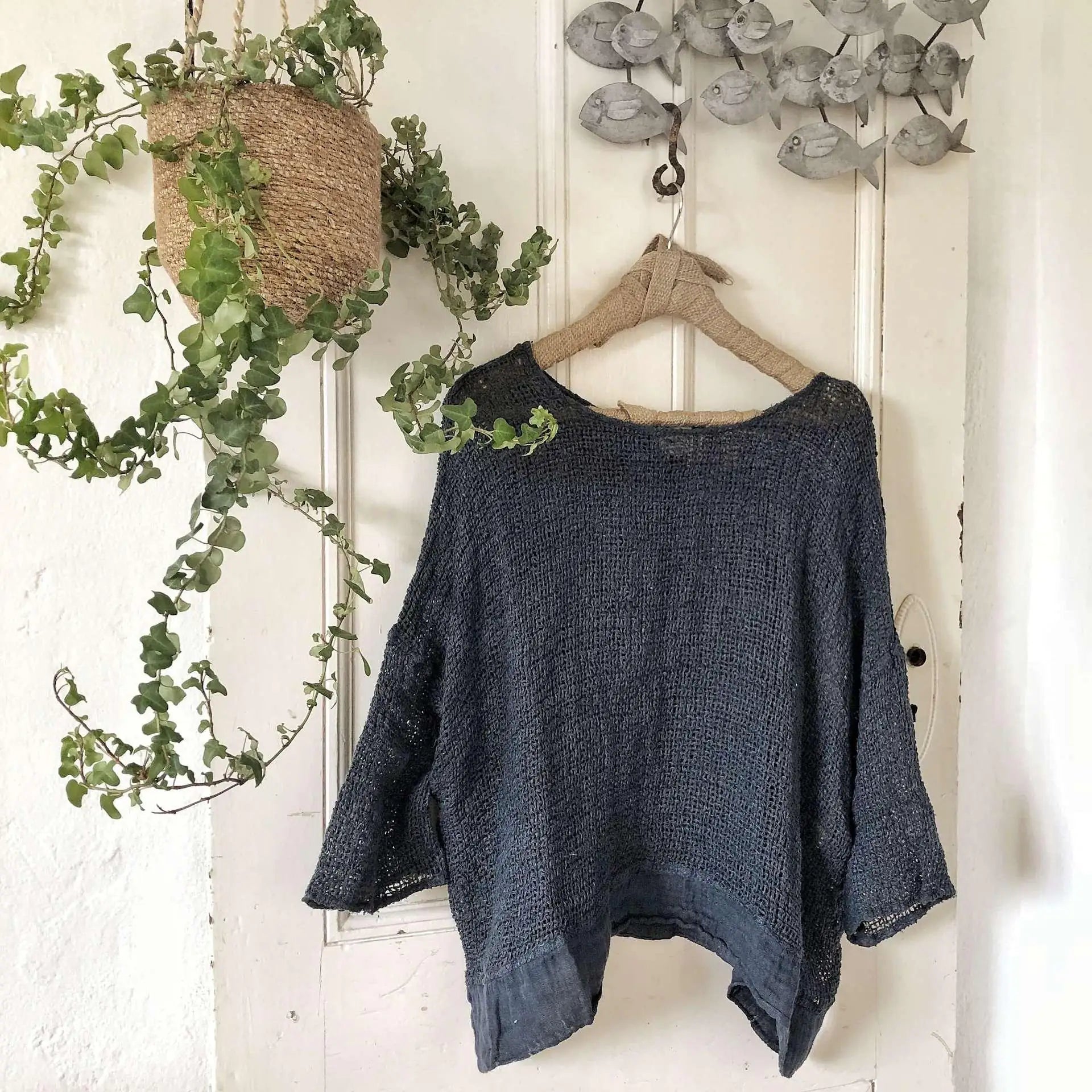 La Bottega di Brunella Top Maglia Europa - Campagna Blu LUXAMORE  
