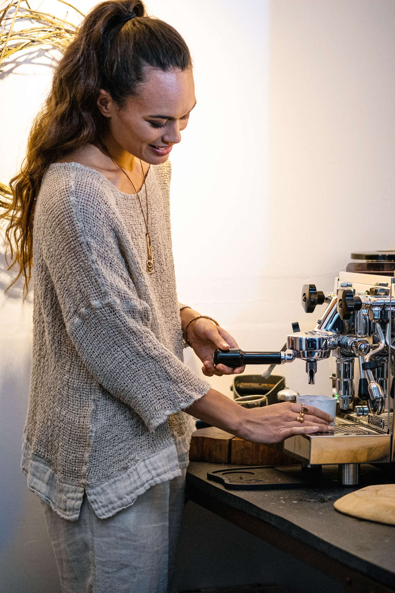 La Bottega di Brunella Top Maglia Europa - Campagna Naturale - LUXAMORE -Tops-La Bottega di Brunella Maglia Europa Naturale - Campagna linen top garments, designed and handcrafted in Italy. Shop La Bottega di Brunella Linen Tops.