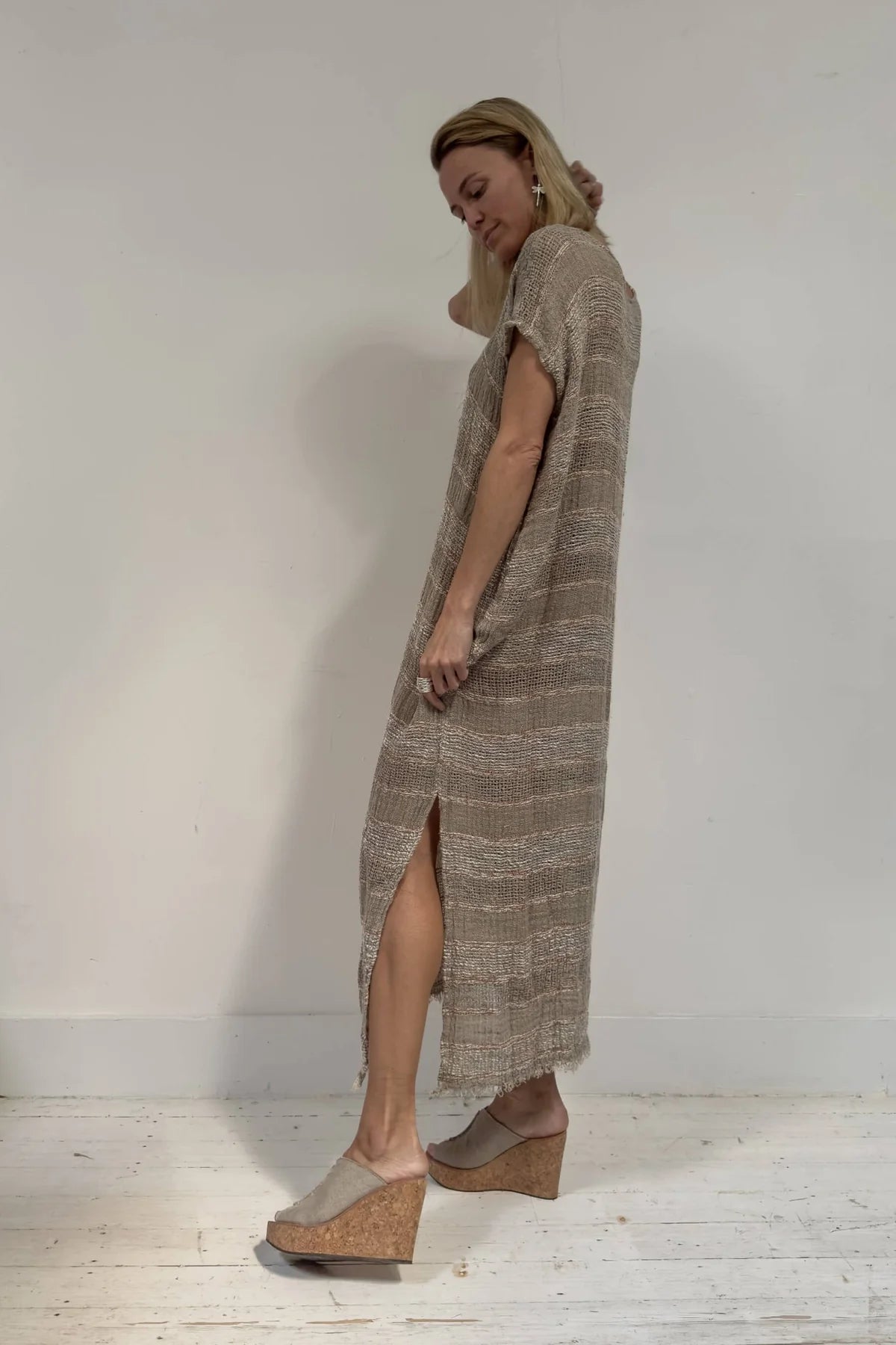 Woman Wearing La Bottega di Brunella VESTITO ICARO - Michelangelo LUXAMORE 