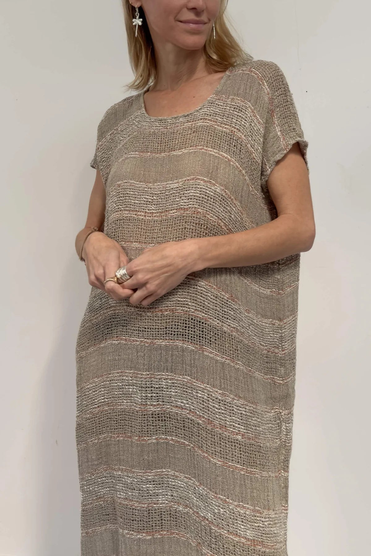 Woman Wearing La Bottega di Brunella VESTITO ICARO - Michelangelo LUXAMORE 