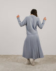 Lemme blend cashmere pleated skirts Caramello