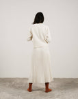 Lemme blend cashmere pleated skirts Caramello