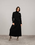 Lemme blend cashmere pleated skirts Caramello