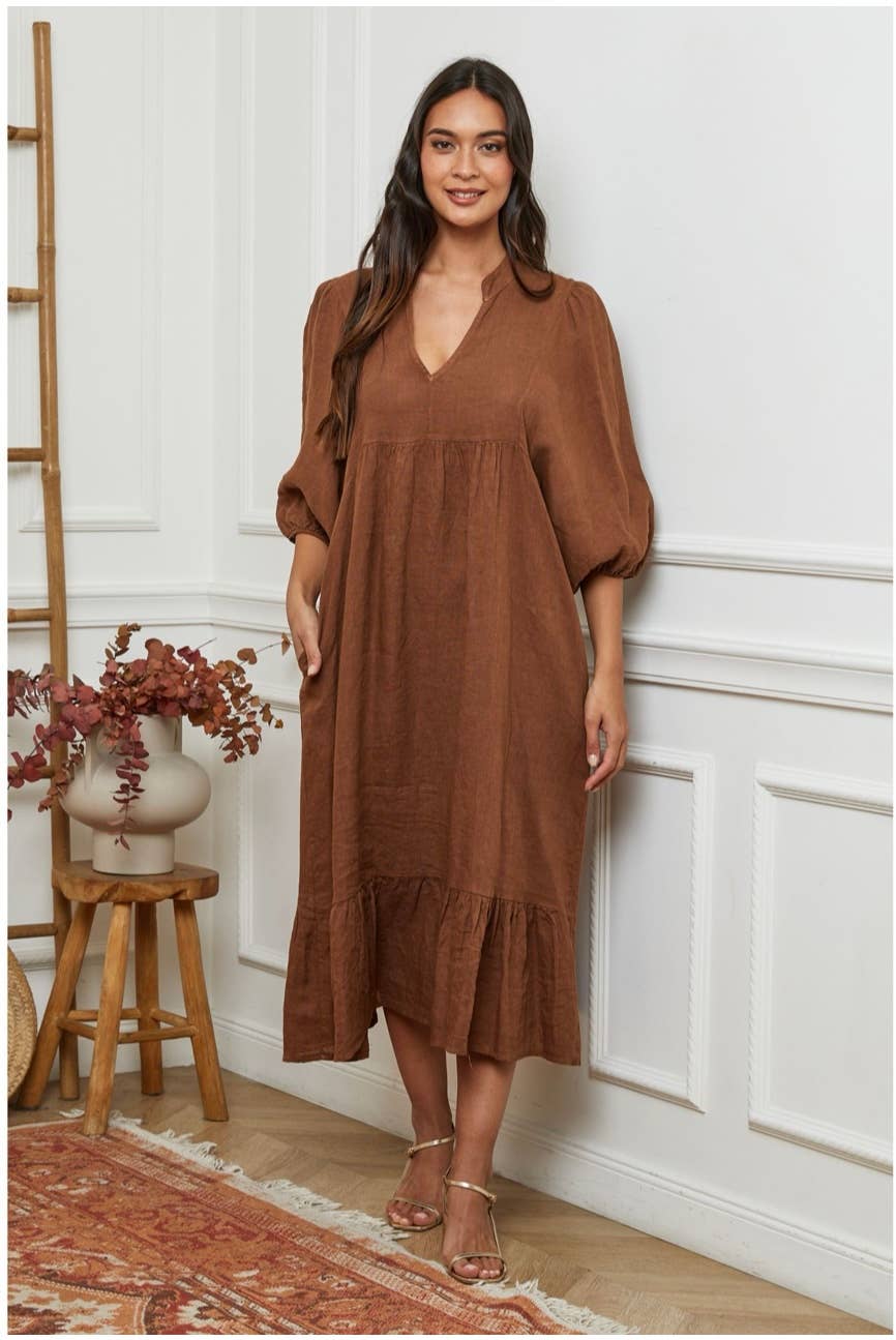 Italian Linen Dresses Australia | Timeless Luxury Clothing | LUXAMORE