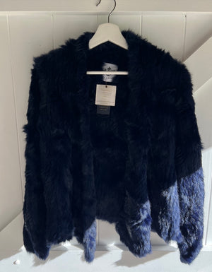 Mode & Affaire Cascade Fur Jacket In Ink