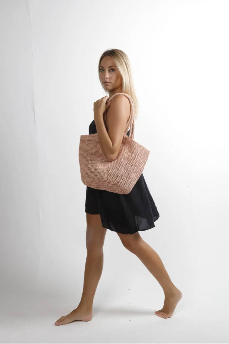 Woman Wearing Made in Mada Bag Gemma - Bag LUXAMORE