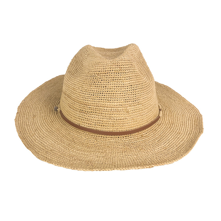 Made in Mada Hat ELYA TAN LEATHER LUXAMORE 