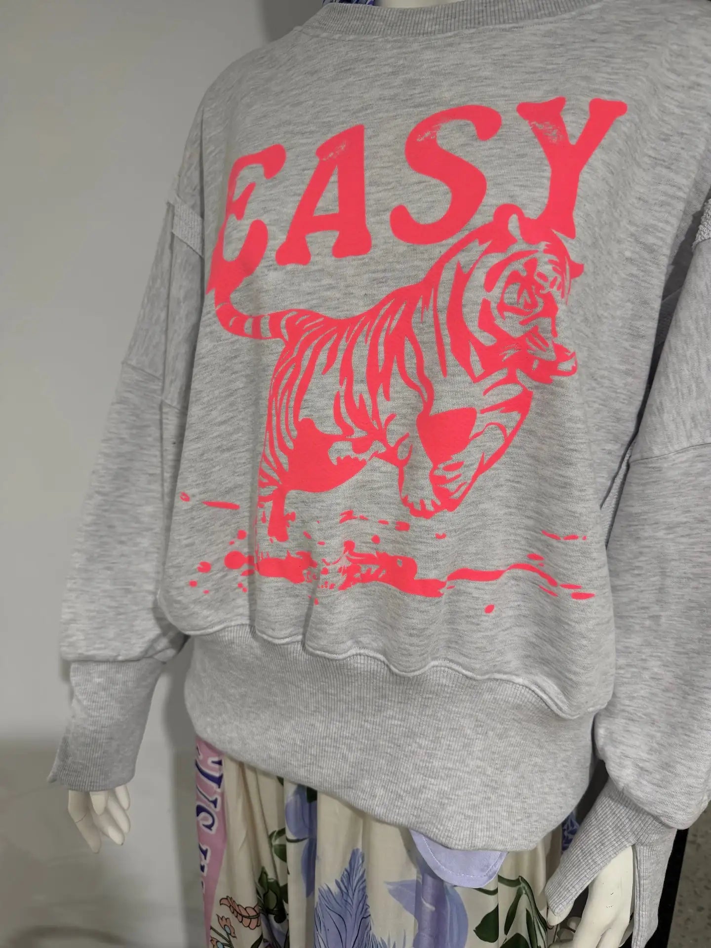 Miss Goodlife Easy Tiger Sweater Made in Italy LUXAMORE  