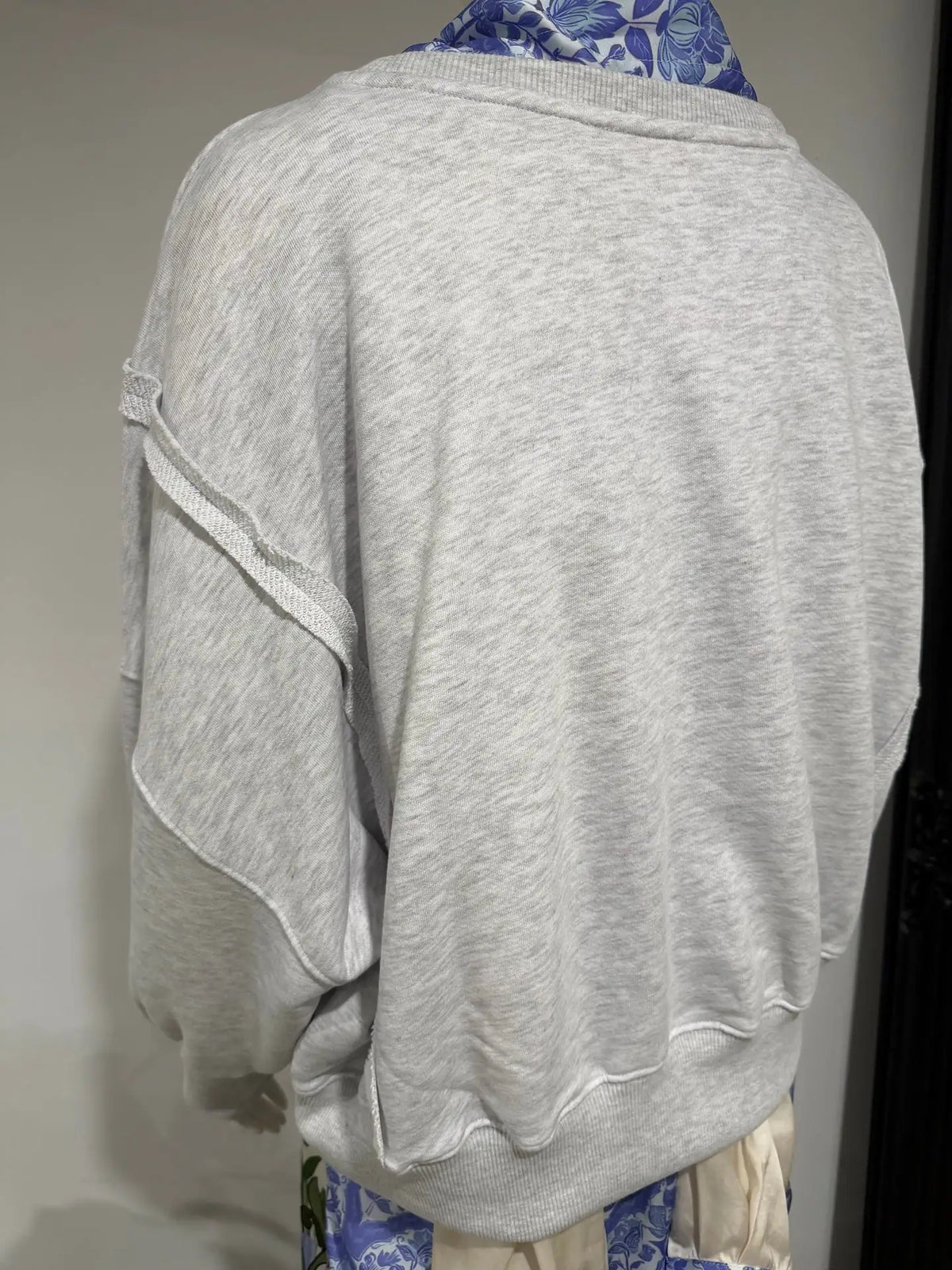 Alemais Sustainable Florence-Shirt close up worn by model LUXAMORE