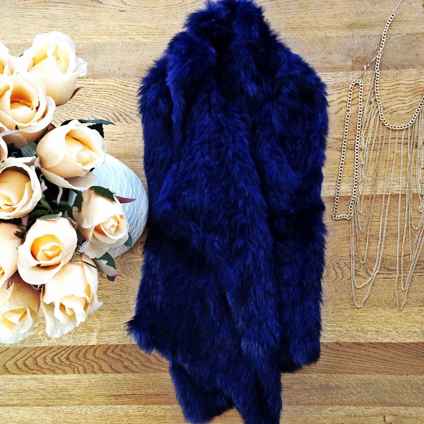 Mode &amp; Affaire Cascade Fur Jacket In Ink - LUXAMORE -JACKET-Mode &amp; Affaire Cascade Fur Jacket The Mode &amp; Affaire Cascade Rabbit Fur Jacket is a sustainable and ethically crafted winter staple Shop Mode &amp; Affaire Fur