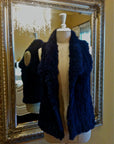 Mode & Affaire Collier Fur Vest - Ink - LUXAMORE --Mode & Affaire Collier Fur Vest Redefine luxury with a conscience and sustainable statement piece. Shop Mode & Affaire Collier Fur.