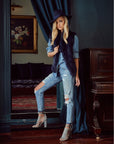 Mode & Affaire Collier Fur Vest - Ink - LUXAMORE --Mode & Affaire Collier Fur Vest Redefine luxury with a conscience and sustainable statement piece. Shop Mode & Affaire Collier Fur.