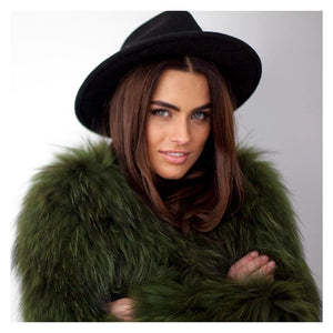 Mode & Affaire Exotique Fur Jacket In Forrest