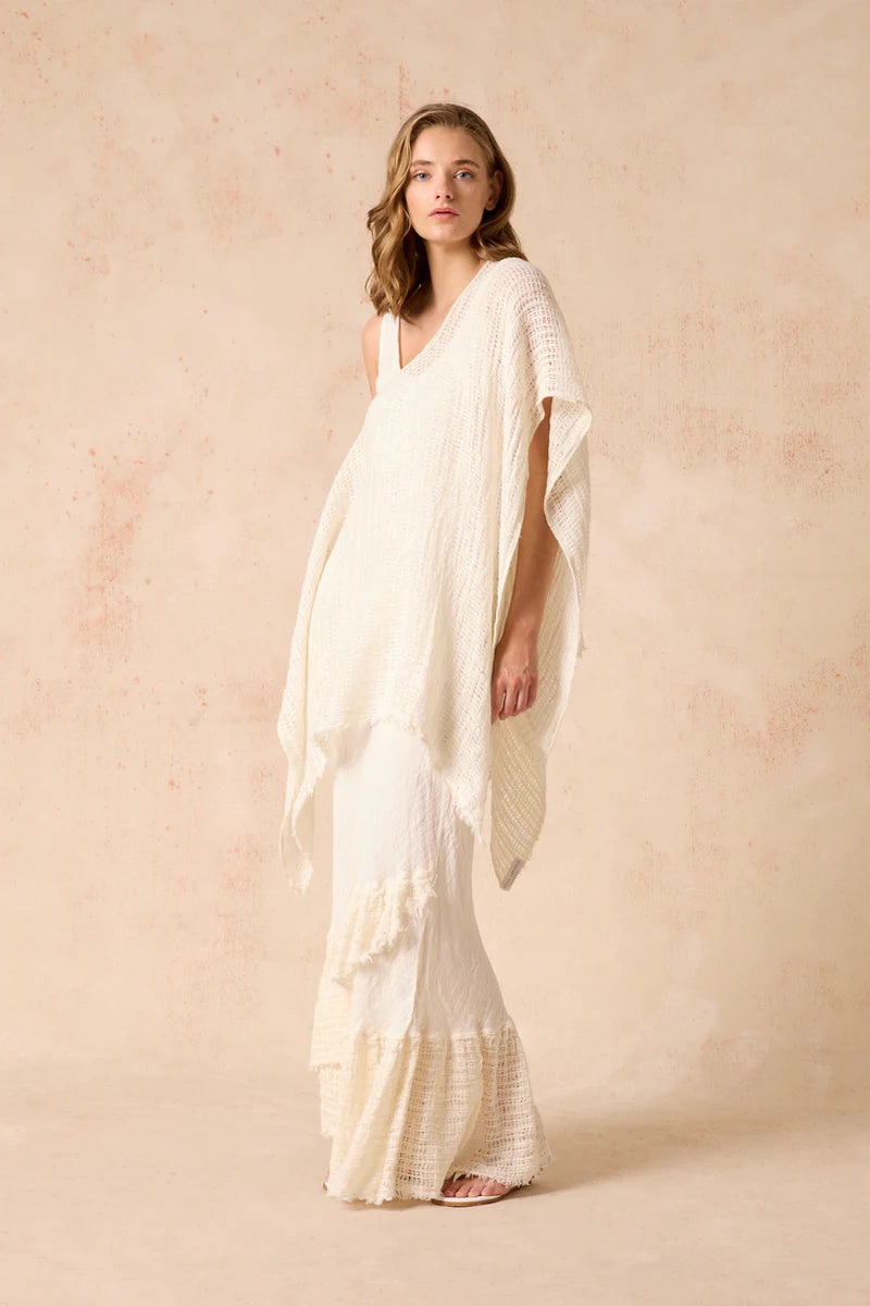 Estilo Emporio Multi Wear Poncho - Giorno Panna