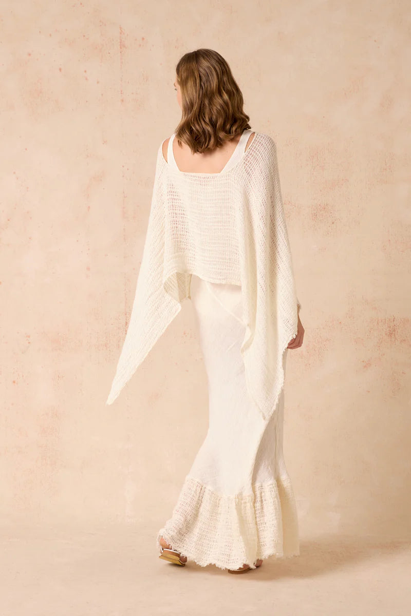 Estilo Emporio Multi Wear Poncho - Giorno Panna