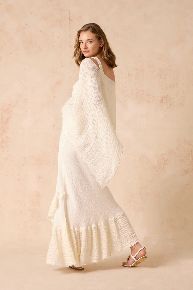 Estilo Emporio Multi Wear Poncho - Giorno Panna