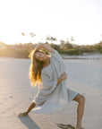 Pre Order La Bottega di Brunella Linen Dress Vestito Fausta Garzata - Natural - LUXAMORE -Dress-La Bottega di Brunella Vestito Fausta Naturale linen dress, designed and handcrafted in Italy. Made by artisans that embodies luxury shop La Bottega di Brunella