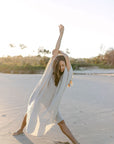 Pre Order La Bottega di Brunella Linen Dress Vestito Fausta Garzata - Natural - LUXAMORE -Dress-La Bottega di Brunella Vestito Fausta Naturale linen dress, designed and handcrafted in Italy. Made by artisans that embodies luxury shop La Bottega di Brunella