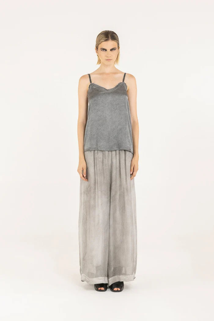 Sanctamuerte Dress worn by model in natural setting LUXAMORE 