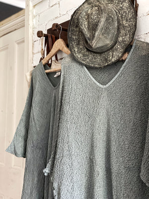 La Bottega di Brunella Linen Dress Vestito Fausta Campagna - Natural