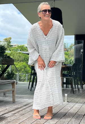 Estilo Emporio Zorba Maxi Linen Dress