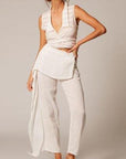 Estilo Emporio Coco Pant - LUXAMORE -Pants-Estilo Emporio Coco Pant Effortlessly chic and versatile is an essential designed to embody the relaxed elegance of European style.  Shop Estilo Emporio Pants.